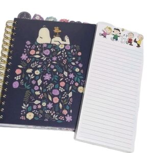 New Peanuts Spiral Notebook and Peanuts Themed Magnetic Notepad